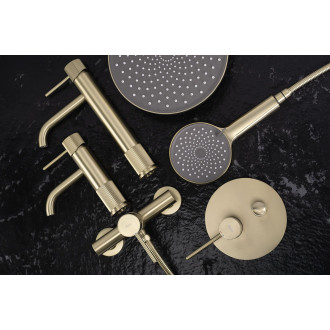 REA Koupelnová baterie Lungo Stripe Brush Gold REA-B8051