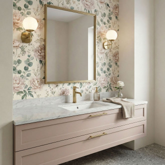 REA Koupelnová baterie Lungo Stripe Brush Gold Low REA-B8050