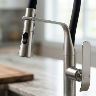 REA Kuchyňská baterie CASTOR - Brush Nickel REA-B4322