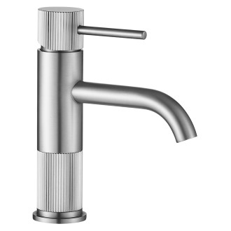 REA Koupelnová baterie Lungo Stripe Brush Nickel Low REA-B8052