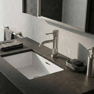 REA Koupelnová baterie Lungo Stripe Brush Nickel Low REA-B8052