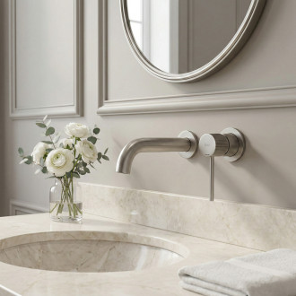 REA Podomítková vanová baterie  Lungo Stripe Brush Gold REA-B8054