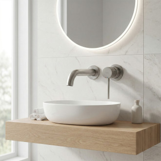 REA Podomítková vanová baterie  Lungo Stripe Brush Gold REA-B8054