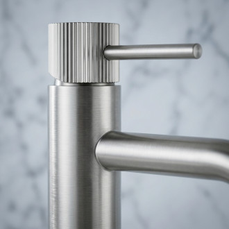 REA Koupelnová baterie Lungo Stripe Brush Nickel REA-B8053