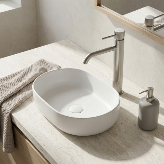 REA Koupelnová baterie Lungo Stripe Brush Nickel REA-B8053