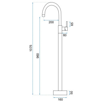 REA Volně stojící baterie LUNGO Gold REA-B4307