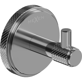 Háček na ručník Mexen Gravo, černý chrom - 70A93011-73