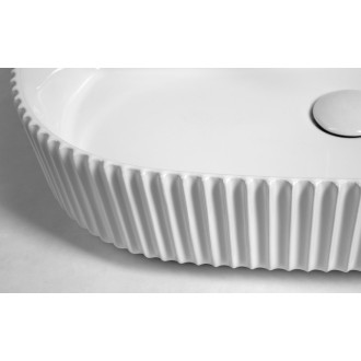 SINTESI keramické umyvadlo na desku, 60x40cm, bílá