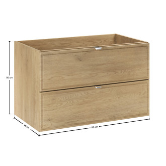 Comad TERRA CREMONA 82-80-46-2S Skříňka pod umyvadlo 80 cm 2 zásuvky