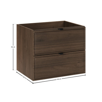 Comad TERRA VILLA 82-60-46-2S závěsná skříňka pod umyvadlo 60x46x50 cm