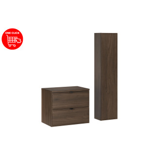 Comad SET-TEV B VILLA 60CM HC Koupelnová sestava 60 cm s deskou a vysokou skříňkou