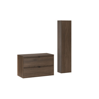 Comad SET-TEV B VILLA 80CM HC Koupelnová sestava 80 cm s deskou a vysokou skříňkou