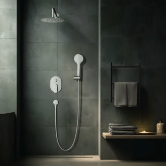 ULTRA-2F CHROM, Podomítkový sprchový set včetně příslušenství