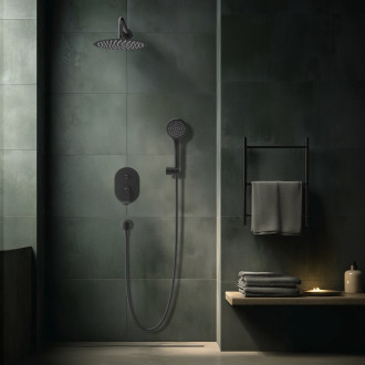 ULTRA-2F GRAFIT, podomítkový sprchový set včetně příslušenství