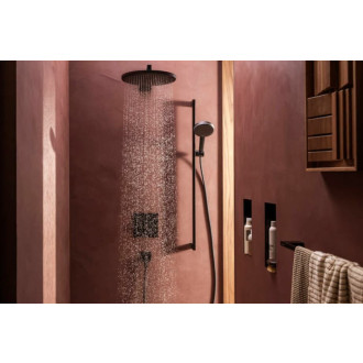 Hlavová sprcha Hansgrohe Raindance Alive S na strop nebo na stěnu matná černá 24523670