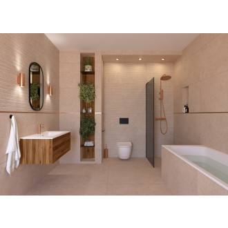 WC štětka SAT broušená rose gold SATDSTETKAKBRG