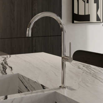 Dřezová baterie Kludi Reef s otočným ramínkem chrom 508030575