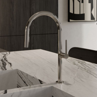 Dřezová baterie Kludi Reef s vytahovací sprškou chrom 508510575