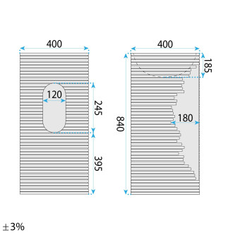 REA Volně stojící umyvadlo Travena Square REA-U3534
