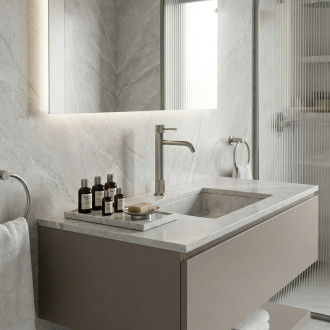 REA Koupelnová baterie Lungo Stripe Brush Nickel REA-B8053