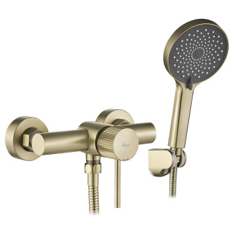 REA Sprchová baterie Lungo Stripe BRUSH GOLD REA-B9490