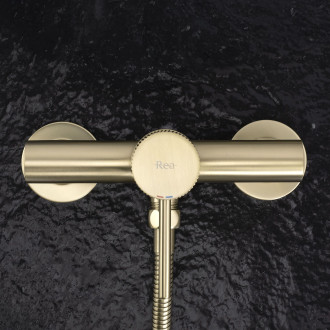 REA Sprchová baterie Lungo Stripe BRUSH GOLD REA-B9490