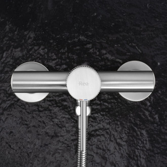 REA Sprchová baterie Lungo Stripe BRUSH NICKEL REA-B9491