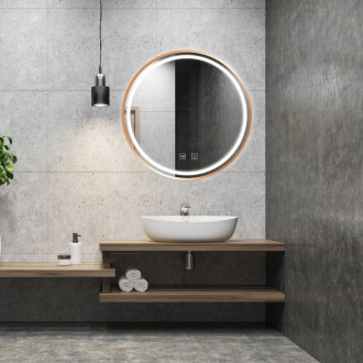 REA Zrcadlo LED 100cm MMJ BRUSH COPPER HOM-05498