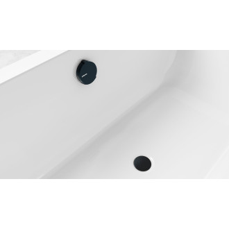 Vanová souprava s napouštěním, bovden, délka 1000mm, zátka 72mm, gun metal