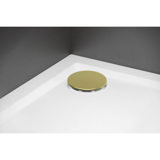 Vaničkový sifon, průměr 90mm, DN40, krytka zlato