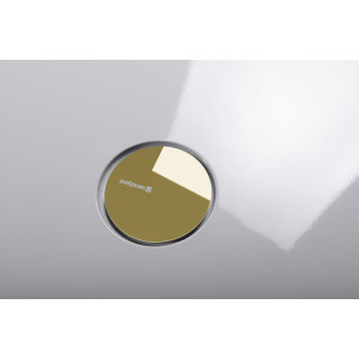 MIRAI vaničkový sifon, průměr 90mm, DN40, krytka zlato