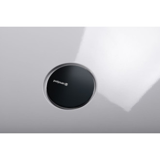 MIRAI vaničkový sifon, průměr 90mm, DN40, krytka gun metal