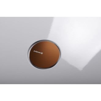 MIRAI vaničkový sifon, průměr 90mm, DN40, krytka měď mat