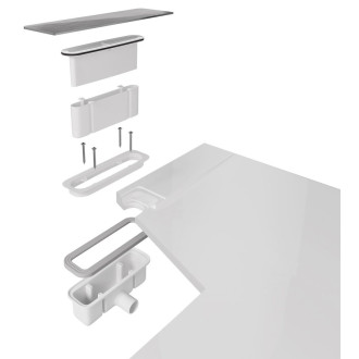 KAZUKO vaničkový sifon, DN40, krytka zlato