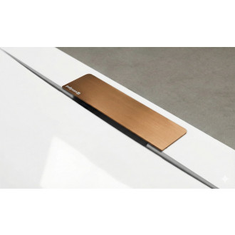 KAZUKO vaničkový sifon, DN40, krytka měď mat