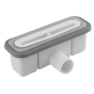 KAZUKO vaničkový sifon, DN40, krytka měď mat