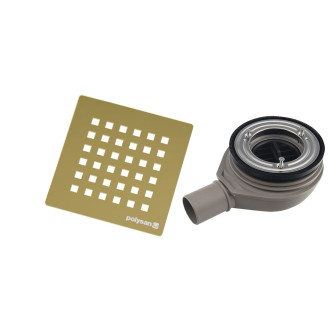 FLEXIA vaničkový sifon, průměr 90mm, DN40, krytka zlato 17753