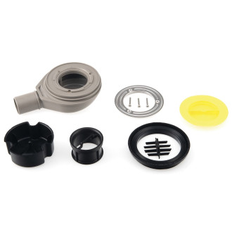 FLEXIA vaničkový sifon, průměr 90mm, DN40, krytka měď mat