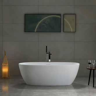 REA Volně stojící akrylátová vana ROMA 170 KPL-W7128