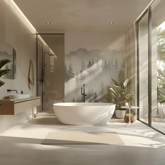 REA Volně stojící akrylátová vana ROMA 170 KPL-W8128