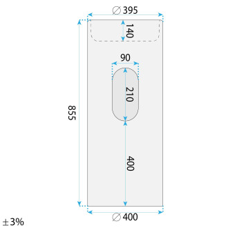 REA Volně stojící umyvadlo Rossana REA-U0605
