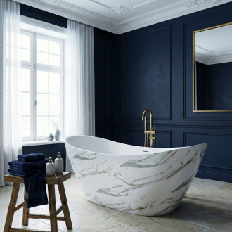 REA Volně stojící akrylátová vana Ferrano Slim Nature 170 KPL-W7505