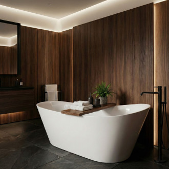 REA Volně stojící akrylátová vana Lusso Slim 170 KPL-W6504