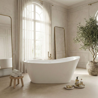 REA Volně stojící akrylátová vana Lusso Slim 170 KPL-W6504