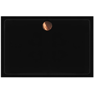 Sprchová akrylová vanička Savoy 80x100 - černá