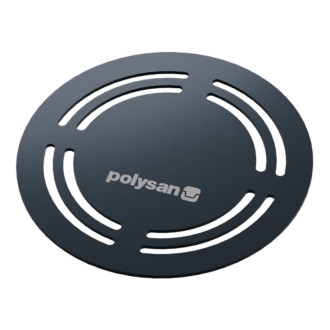 FLEXIA kruhová krytka sifonu, gun metal