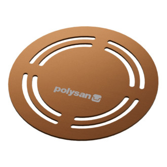 FLEXIA kruhová krytka sifonu, měď mat