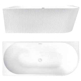 REA Rohová akrylová vana WENUS LEFT 170cm KPL-W6129