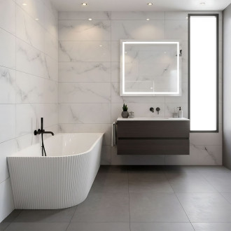 REA Rohová akrylová vana WENUS RIGHT 170 KPL-W6130