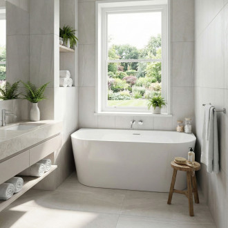 REA Akrylátová vana CAPRI SLIM 150cm KPL-W8503